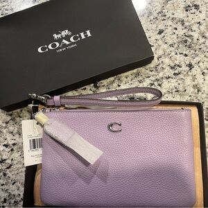 Coach Light Purple Wristlet